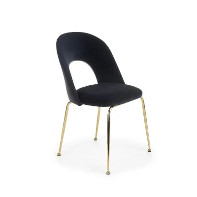 CHAIR K 385, BLACK / GOLD